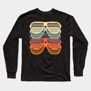 Retro  Shutter Glasses Long Sleeve T-Shirt